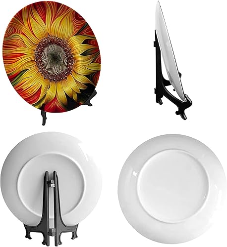 Miniatura 8 de Plato decorativo de girasol platos de decoración personalizados para el hogar sala de estar dormitorio consola de pasillo decoración de mesa