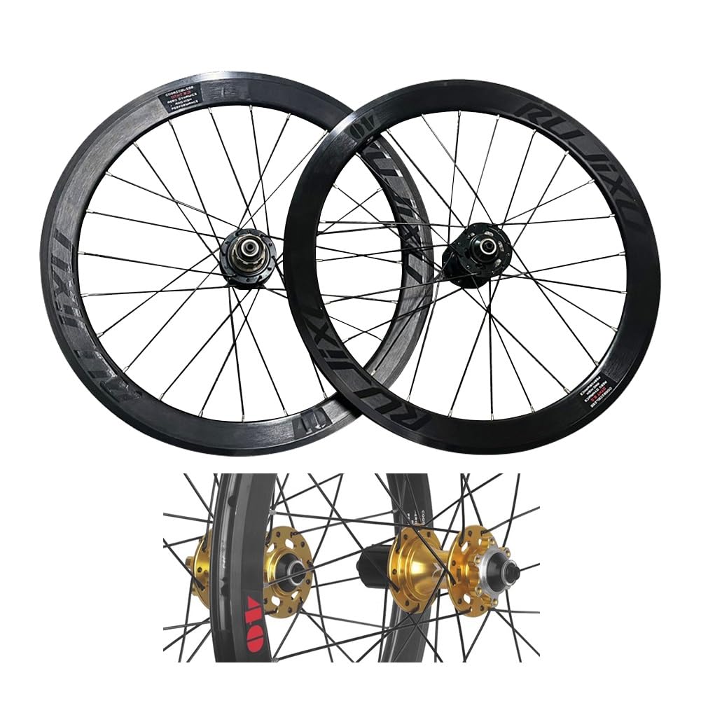 Amazon.co.jp: 20インチ 折りたたみ自転車フロントリアホイール406/451