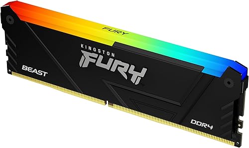 Miniatura 8 de Kingston FURY Beast 32 GB (2 x 16 GB) 3200MTs DDR4 CL16 Kit de memoria de escritorio de 2  Intel XMP  AMD Ryzen  Plug n Play  Sincronización