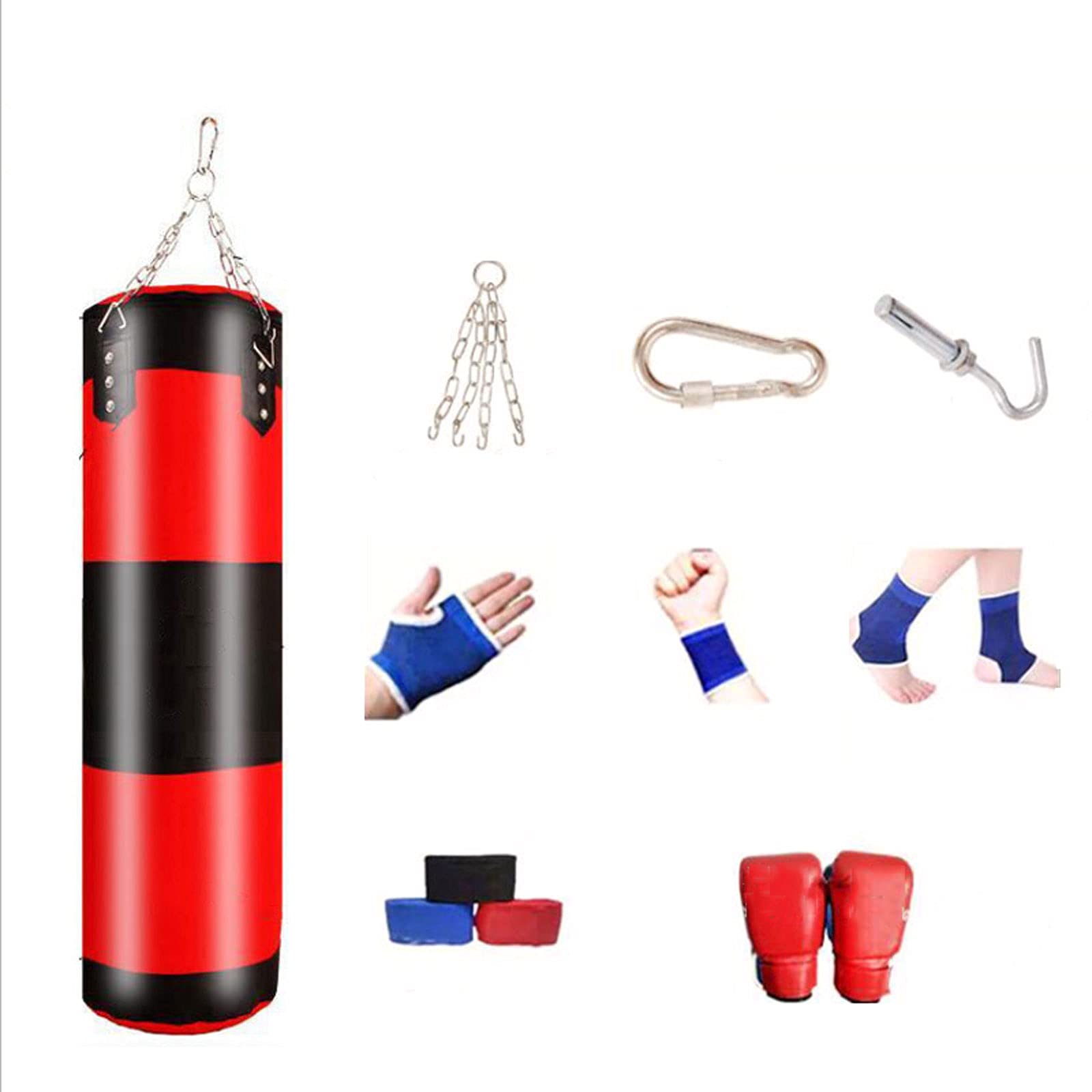 Sac de boxe sac lourd pour éviter les blessures aux mains avec gants et attaches