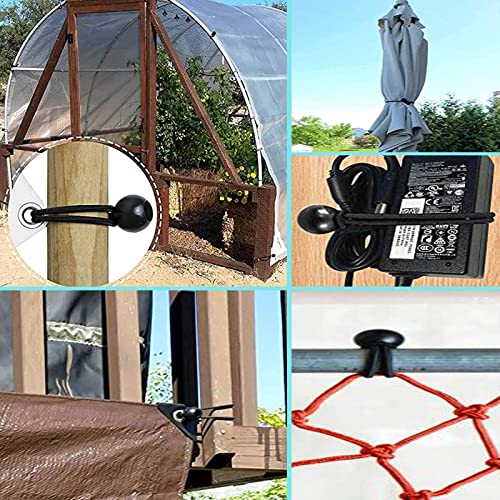 Ganci Elastici, 4mm, 10m Nero, ZhenSFlourish Fai