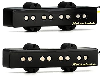 Amazon.com: Fender Jazz Bass Noiseless Original Pickups Set