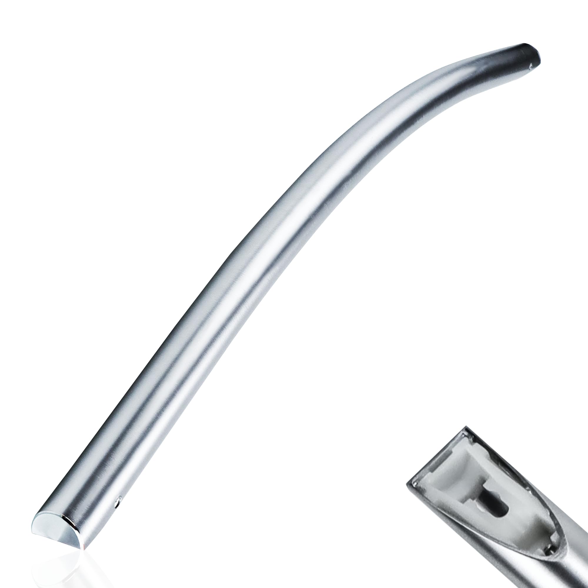 DA97-12712C Freezer Door Handle - for Samsung Refrigerator Handle | Premium Quality Silver Samsung Freezer Handle Replaces PS4176693 AP5620417 DA97-11515C