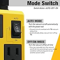 Vista 4 de SENCTRL Interruptor Automático de Vacío Permite que las Herramientas Eléctricas/Sierra de Mesa Enciendan y Apaguen la Aspiradora/Accesorio