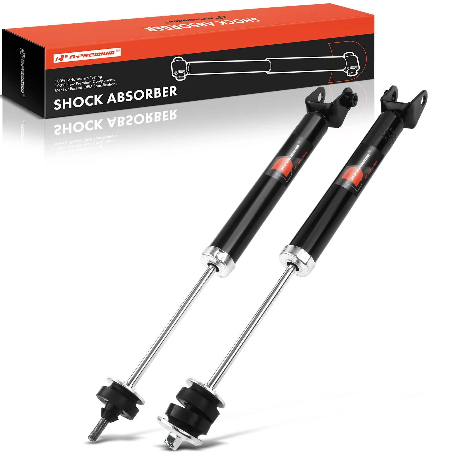 A-Premium Rear Pair (2) Shock Absorber Strut Assembly Compatible with Ford Flex 2009-2019, Police Interceptor 2013-2019, Special Service Police Sedan 2014-2018, Taurus 2010-2019, Rear LH & RH