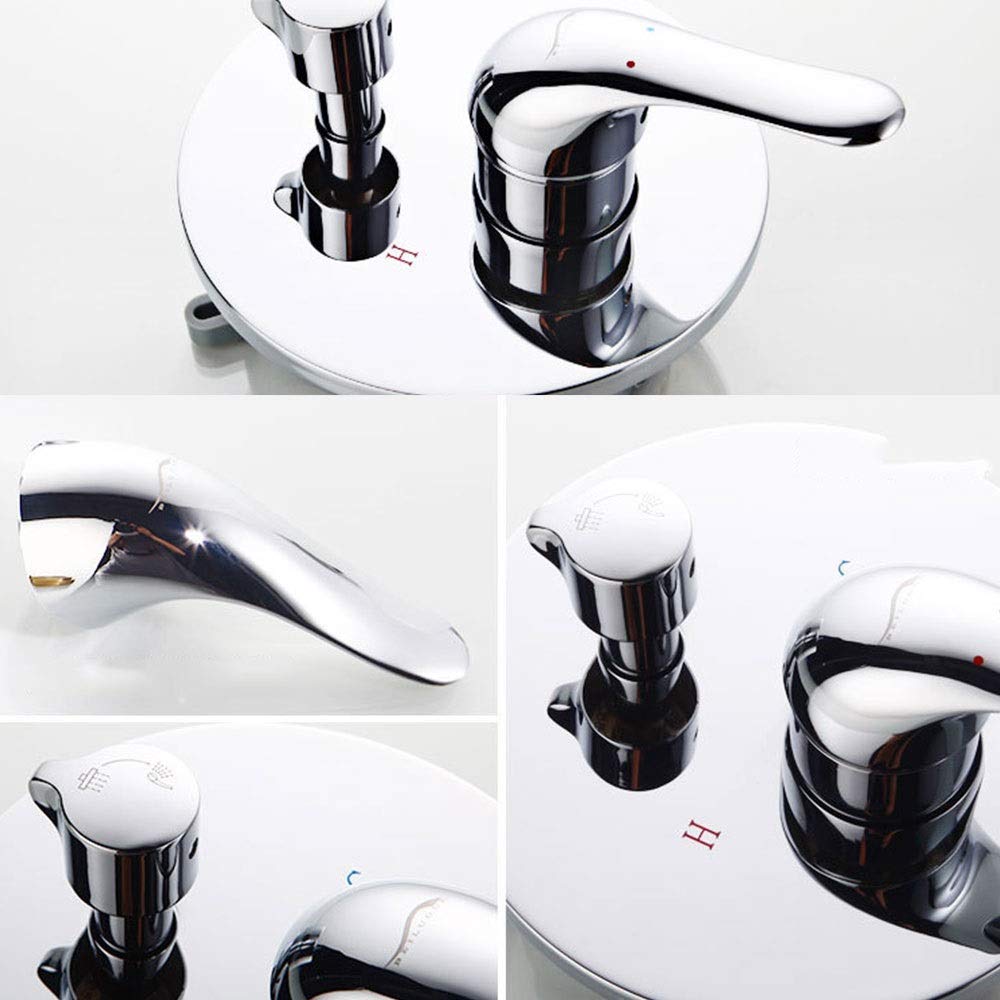 Amazon.co.jp: Zxyan System Bath Set Wall Mounted Bathroom