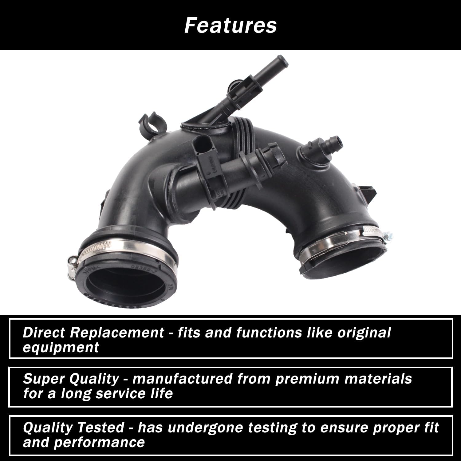 AUCERAMIC 2740901729 Air Cleaner Intake Hose Pipe Fit for Mercedes-Benz X218 C218 S205 C205 W213 A207 C207 C238 C253 R172 M274