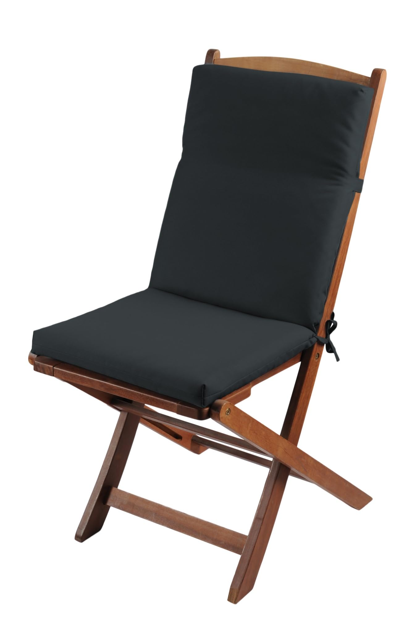 AVANTI TRENDSTORE - Hawai - Cuscino idrorepellente per sedia da giardino in poliestere 100% con lacci e doppie cinghie di fissaggio, 90 x 40 x 4 cm, disponibile in vari colori