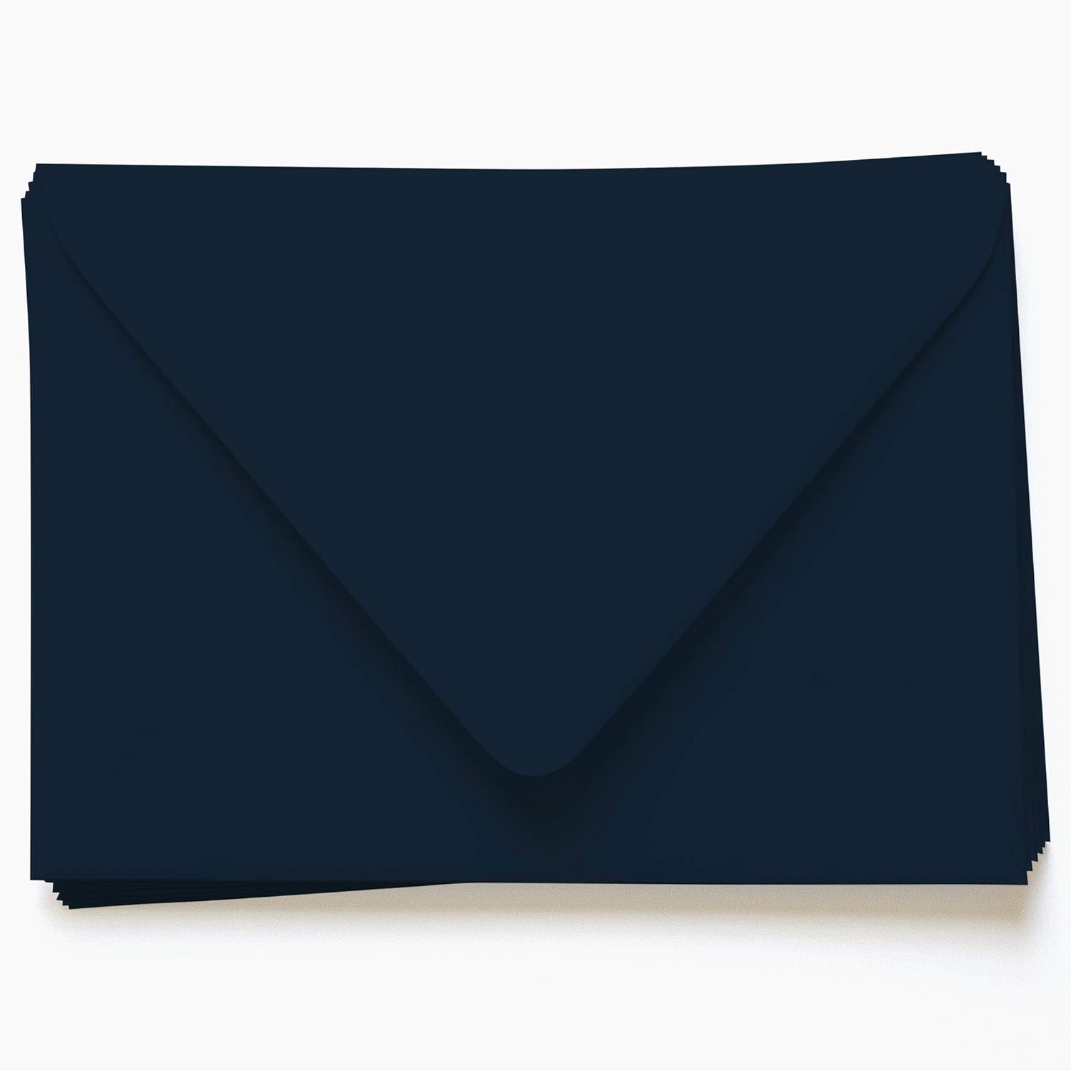 Dark Navy Blue Envelopes - A7.5 Gmund Colors Matt 5 1/2 x 7 1/2 Euro Flap 81T, 25 pack