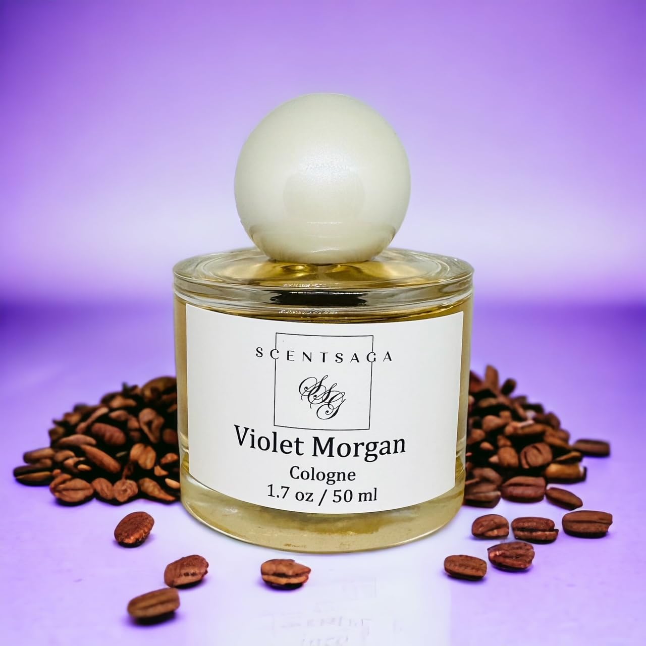 Scentsaga Violet Morgan Cologne For Women 1.7oz/50ml. Warm & Sweet Gourmand