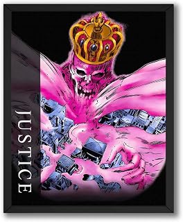 InkFlow Fantasy Poster - Cloaked Judge Casting Shadows Over Lost Souls, Dark Gothic Wall Art for Den or Studio, Fantasy & Fiction Art Decor - 11x14 Unframed Canvas Wall Art