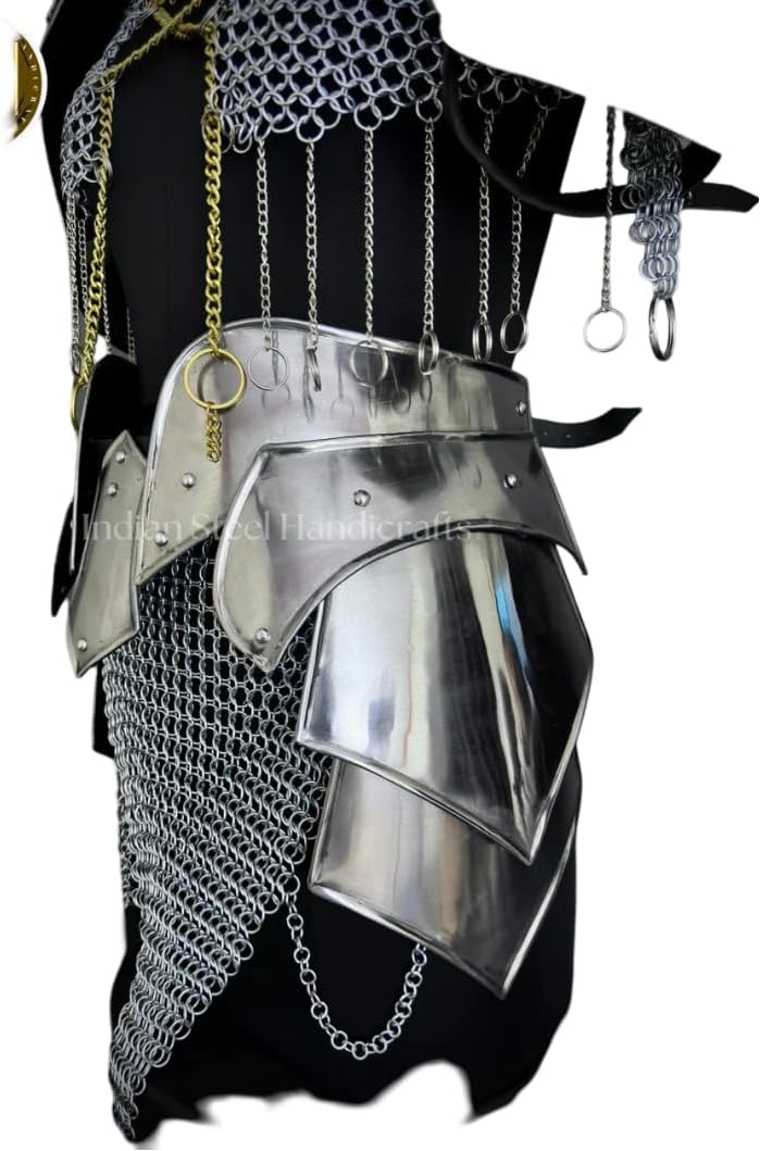 Medieval Cuirass Armor, Brave Lady Armor,Chainmail Armor, Cosplay Armor, Sca Armor, Larp Armor, Fantasy Armor, Gift for women.