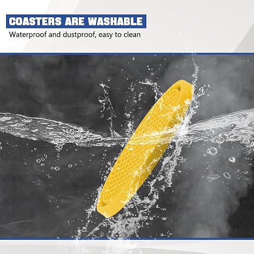 Miniatura 5 de 4 posavasos para automóvil, 2.75 pulgadas, universales, para automóvil, con inserción, tapete de silicona antideslizante, accesorios para el