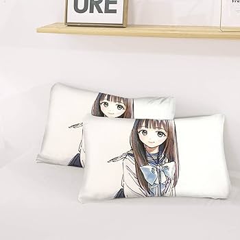 Amazon｜明日ちゃん.セーラー服 布団カバー 2点セット 寝具カバー