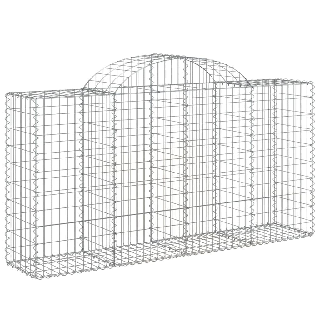 Cages gabion voûtées anti-déformation avec crochets renforcés pour brise-vue stable
