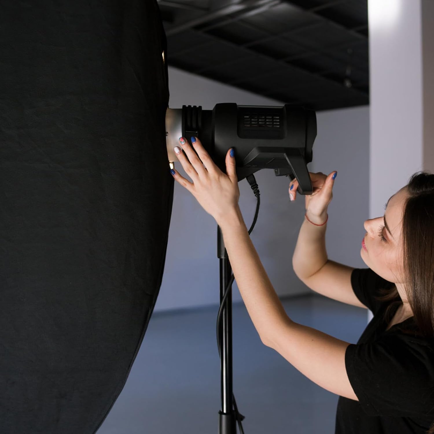 WELLMAKING 152mm Bowens Mount Converter for Profoto speedring