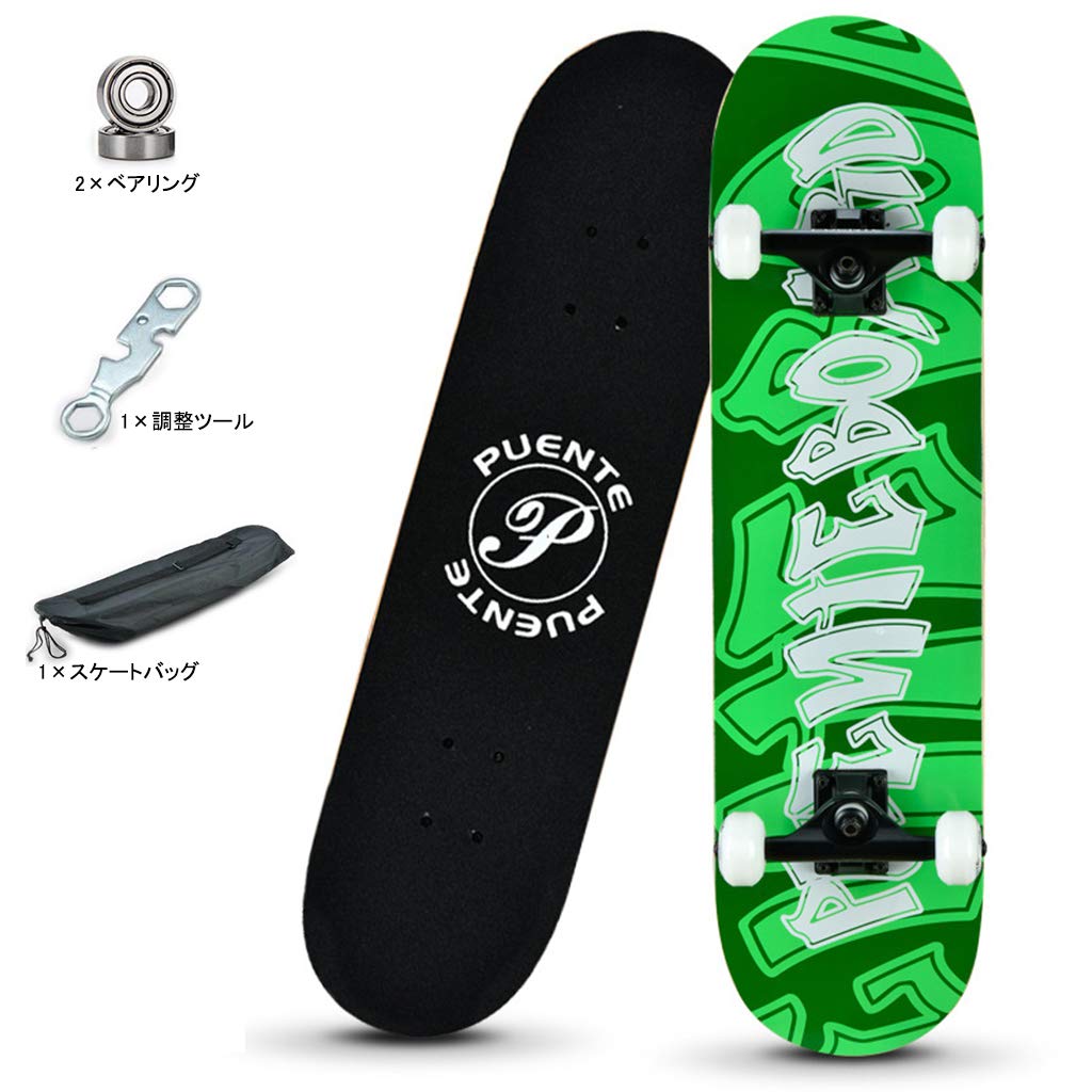 Skateboard Kids Complete 31 Pulgadas 4 Ruedas 8 Capas Maple Balance Sense Development Recessed Pro Skateboard Principiantes Adultos Jóvenes