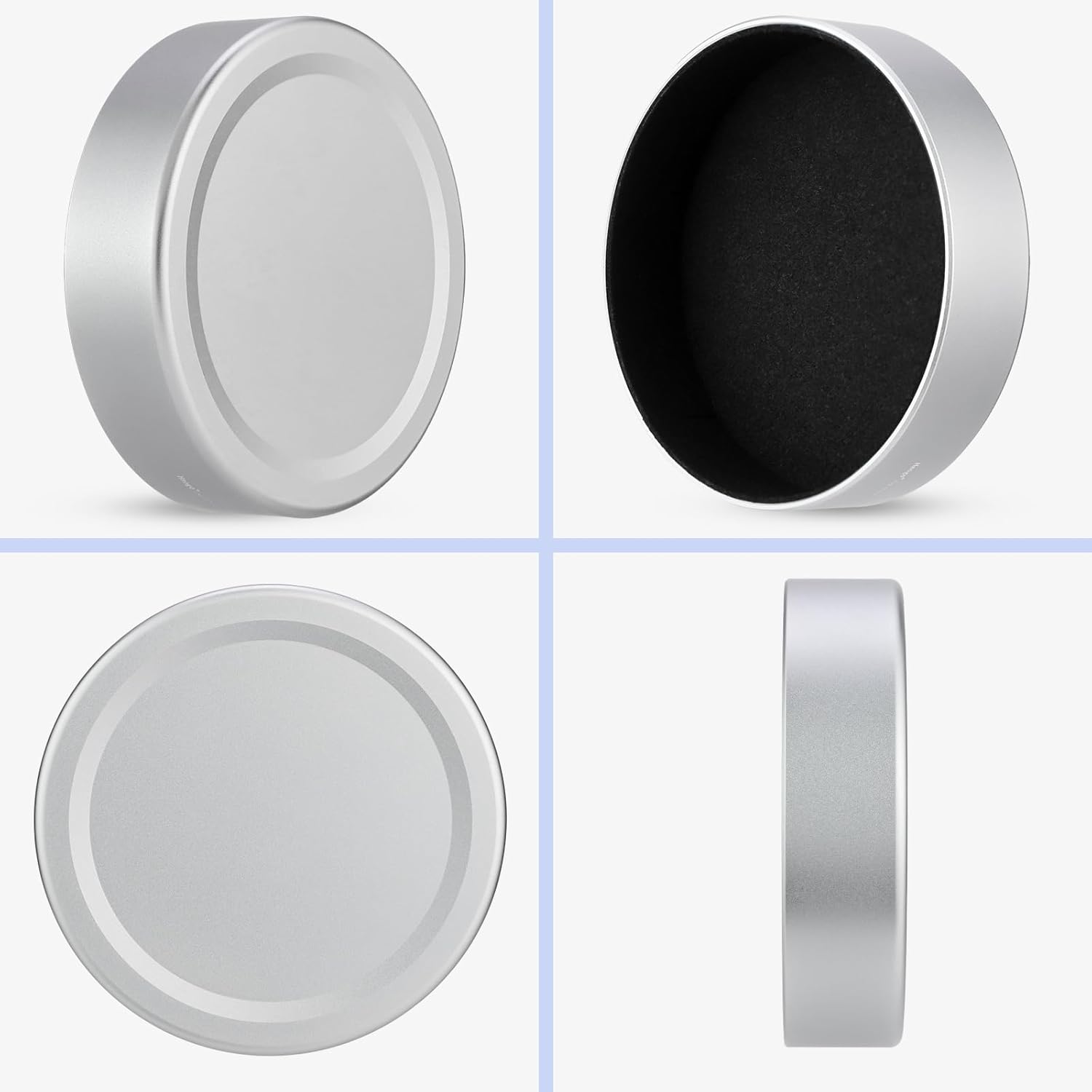 Haoge Metal Front Lens Cap Cover for Fujifilm GFX100RF Camera Accessories Silver Cap-GFX-S