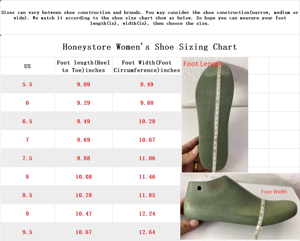 Honeystore Women's Slip-on Loafers Casual Flats All-Season Shoes2