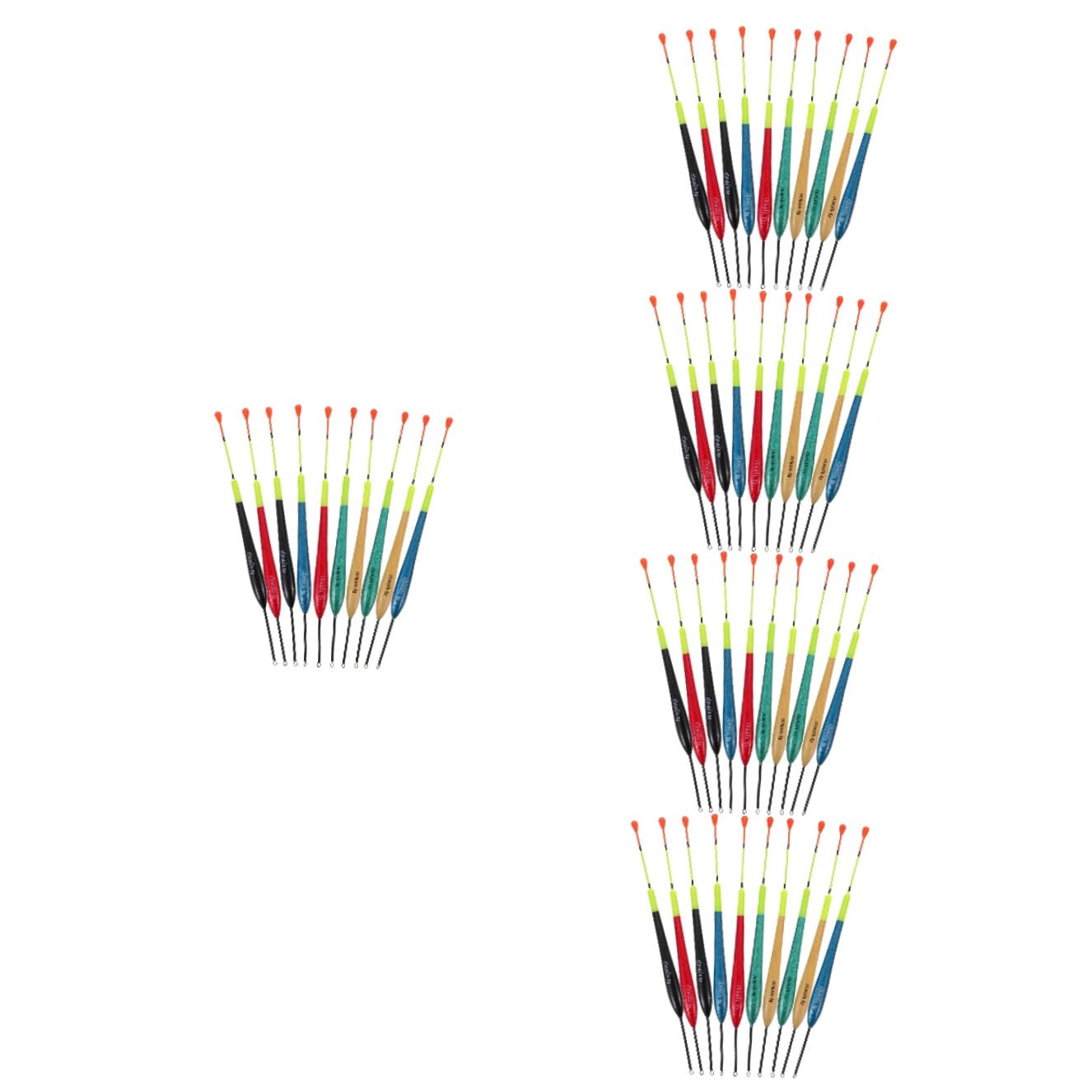 VANZACK flotter Canne à pêche Flottante pêche à la Carpe au Flotteur Slip Bobbers pour la pêche Plus Chance Float bouée flotteurs pour la pêche Outil de pêche Sapin à balais