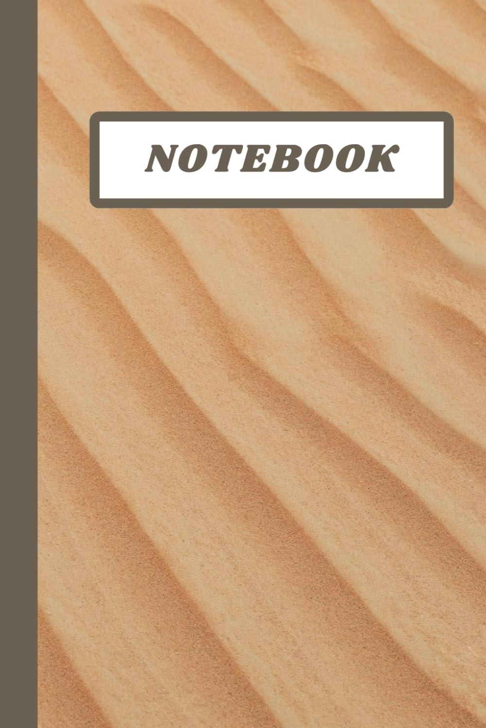 notebook: sand in the desert