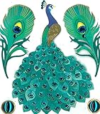 Jolee's Boutique Dimensional Stickers - Peacock
