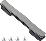 uxcell Luggage Handle Replacement 8.5 Inch Suitcase Handle Carry Strap Plastic Pull Handle Grip Luggage Replacement Parts with Screws for Suitcase Box Luggage Case, Titanium Silver