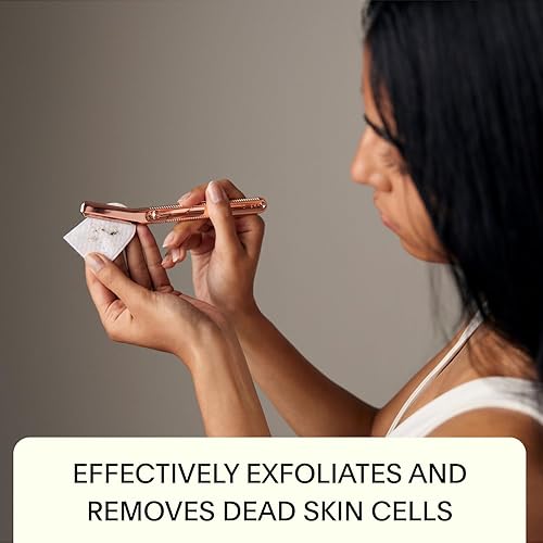 Miniatura 3 de The Leaf Dermaplaner, Mercury - Maquinilla de afeitar facial sin plástico y herramienta exfoliante