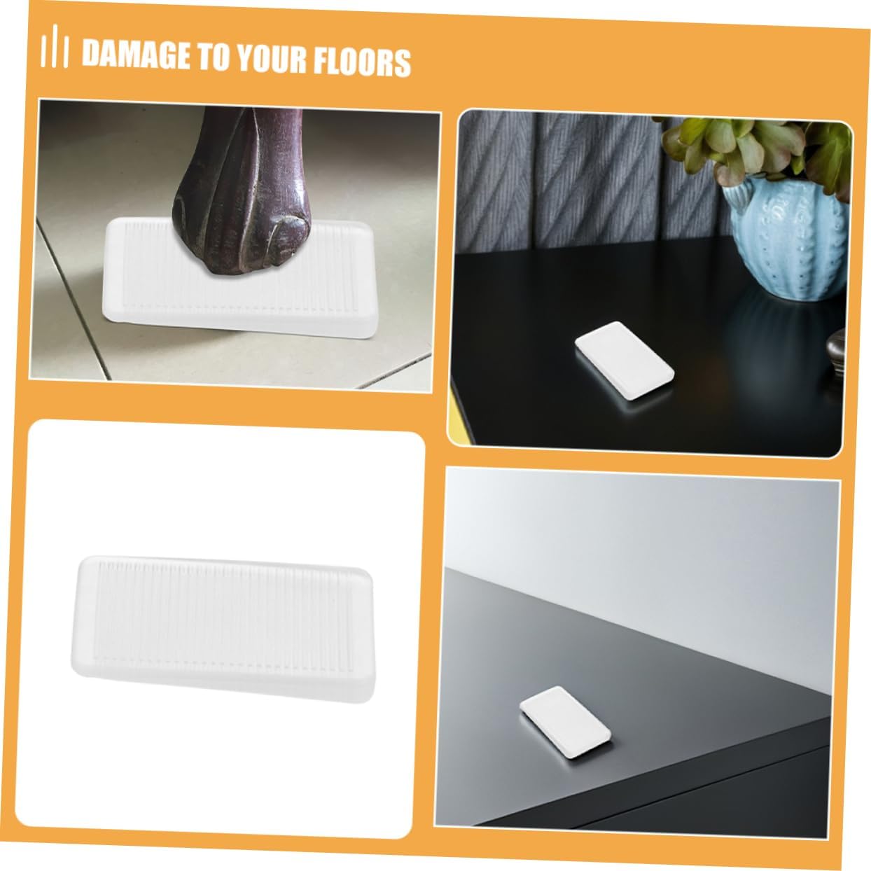 Table Levelers Adjustable 16pcs Plastic Furniture Leveling Wedges Hard Shims for Uneven Floors Easy to Use Clear Plastic 16 Pieces