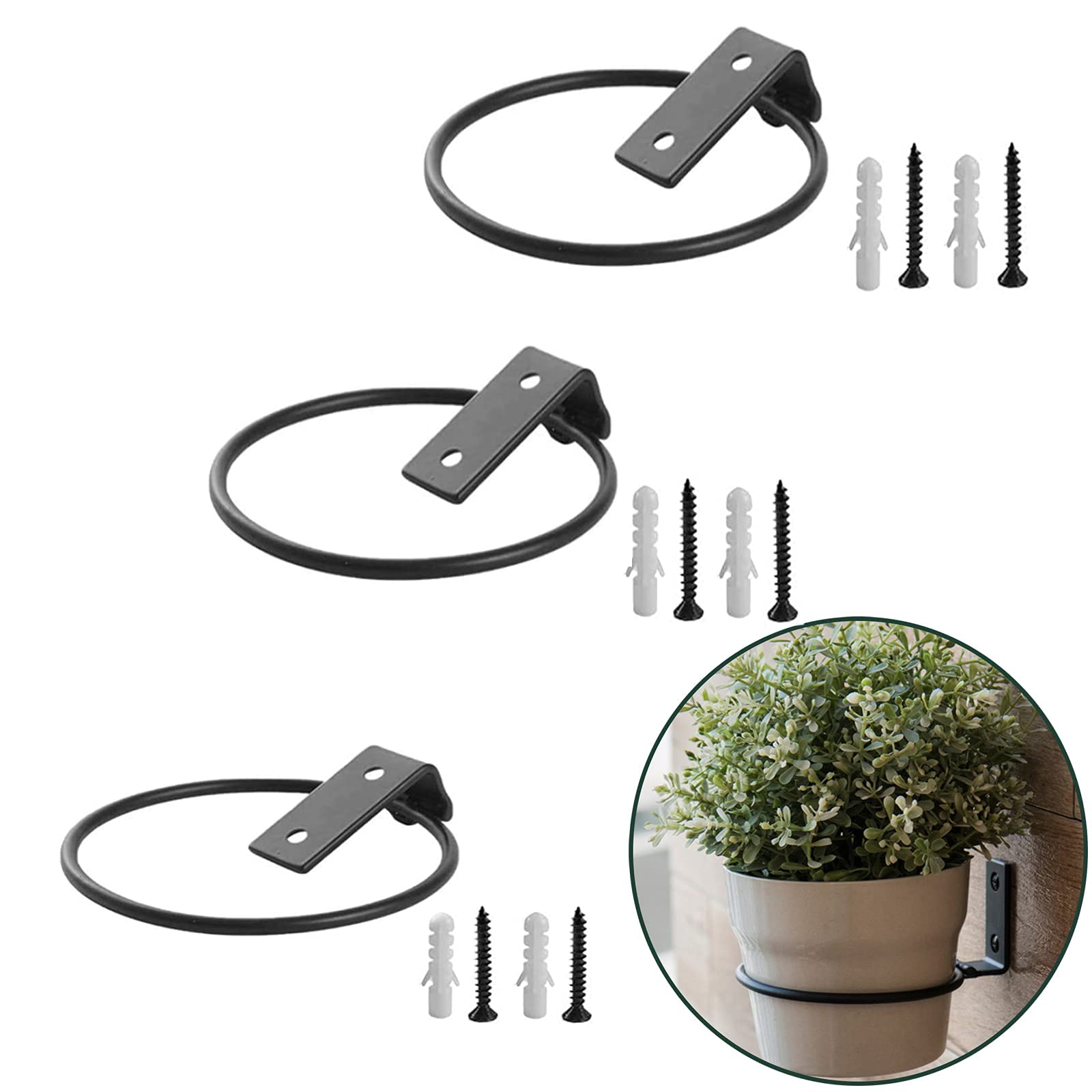 Inch Flower Pot Ring Holder Pack Foldable Iron Desertcart INDIA