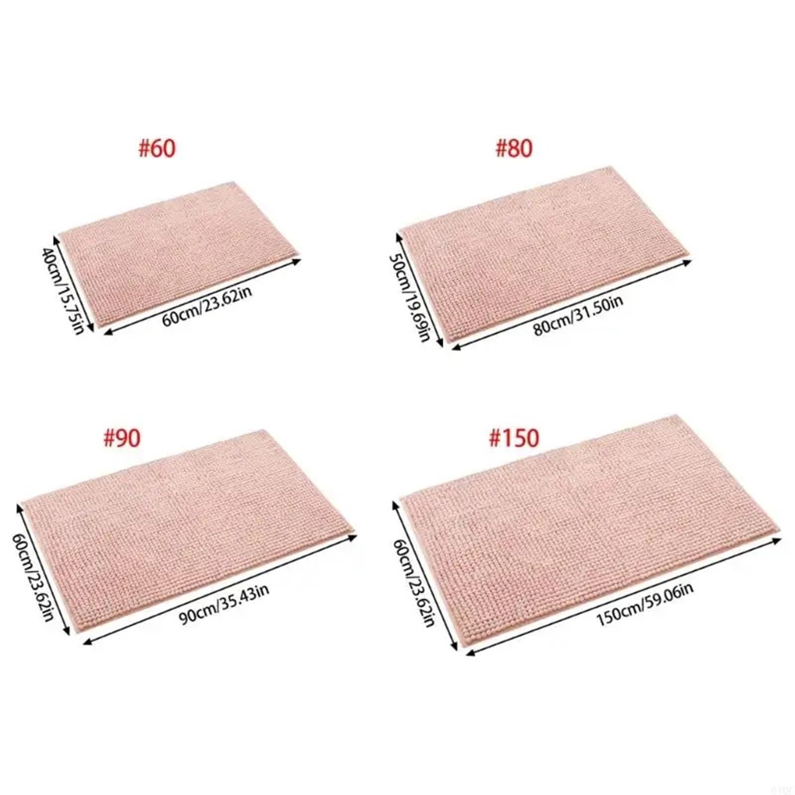 Alfombra De Baño Chenilla Absorbente