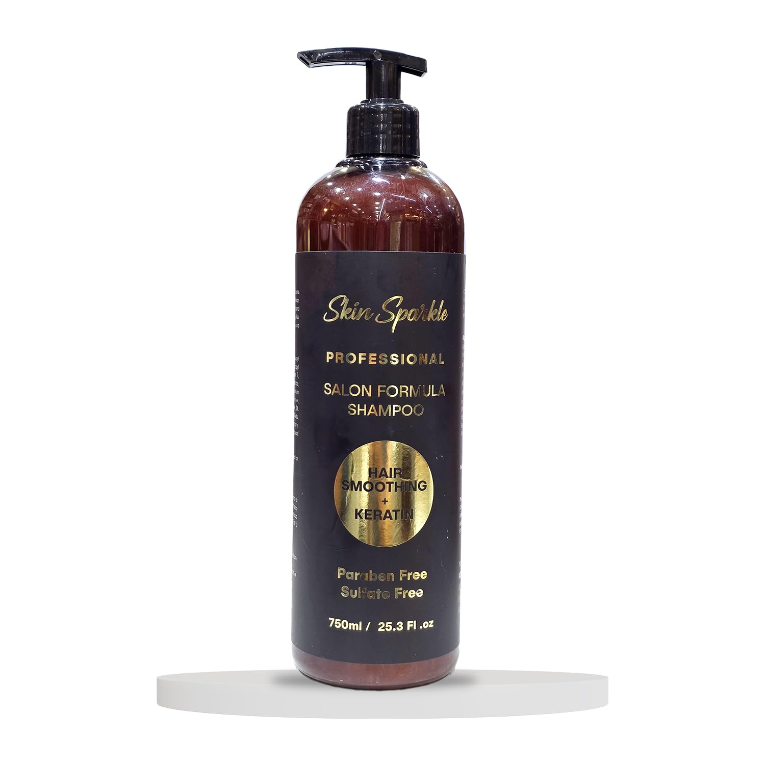 Skin Sparkle Professional Salon Formula Keratin Shampoo for Hair Smoothing, Sulfate & Paraben Free, 750ml – Anti-Frizz, Shine-Enhancing, Nourishing Shampoo for All Hair Types-image-49