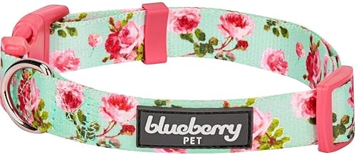 Miniatura 10 de Blueberry Pet 10 Patrones Primavera Aroma Floral Collares Collares Personalizados