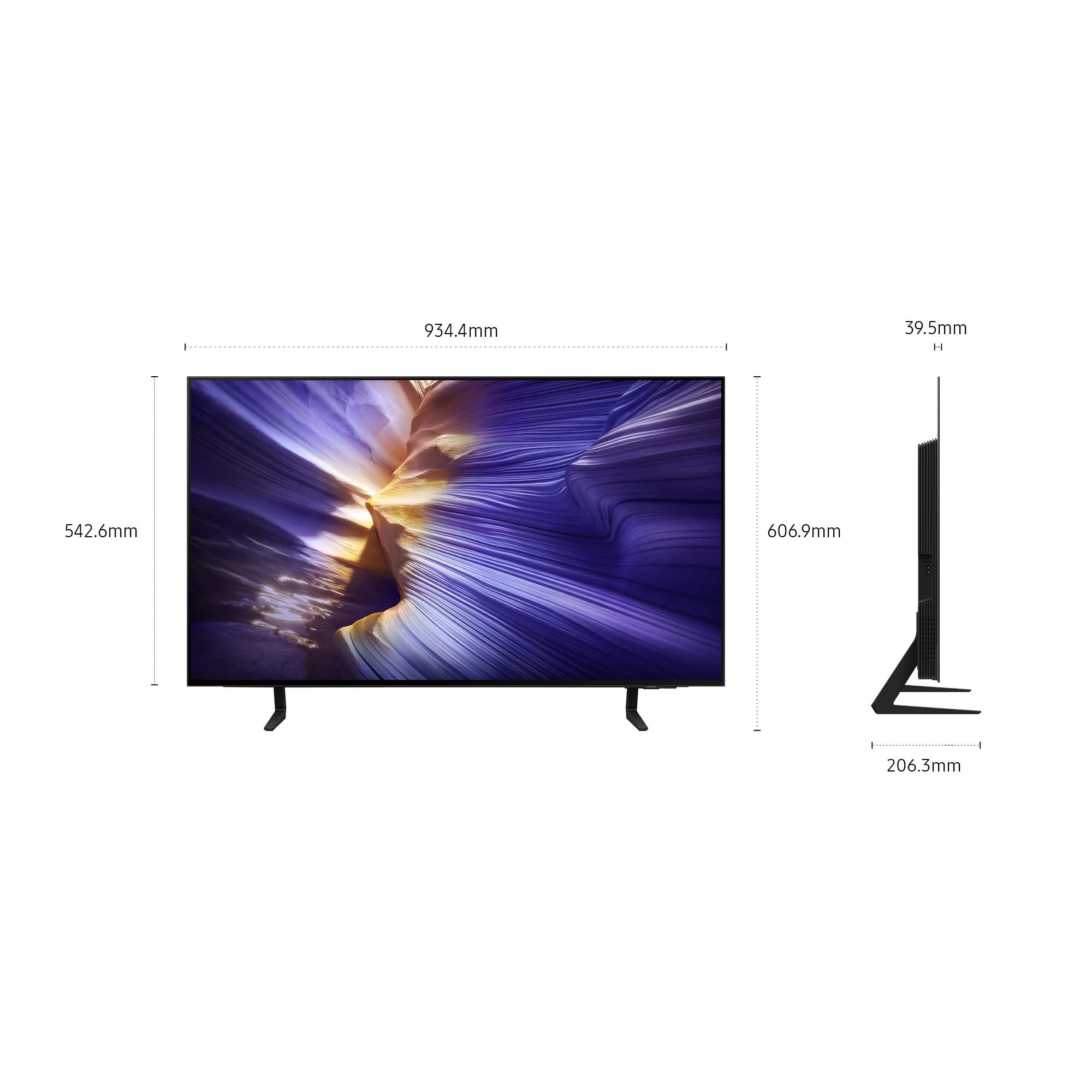 Samsung OLED 4K Vision AI Smart TV 42'' QE42S90FAEXZT NQ4 AI Gen3, OLED HDR+, Motion Xcelerator 144Hz, 2025