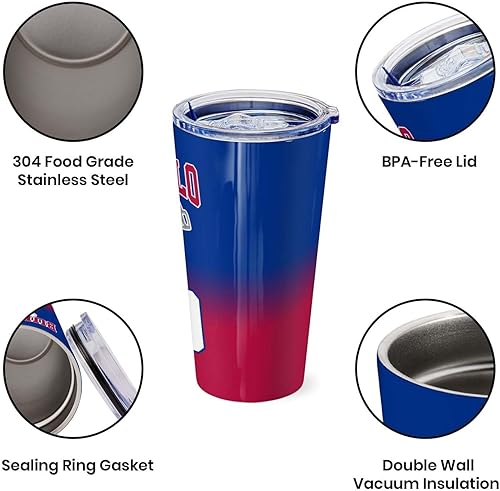 Miniatura 132 de OAOANS Taza de café de acero inoxidable personalizada con tapa sellada, regalo de ventilador aislado mantiene las bebidas frías y calientes. Diseño