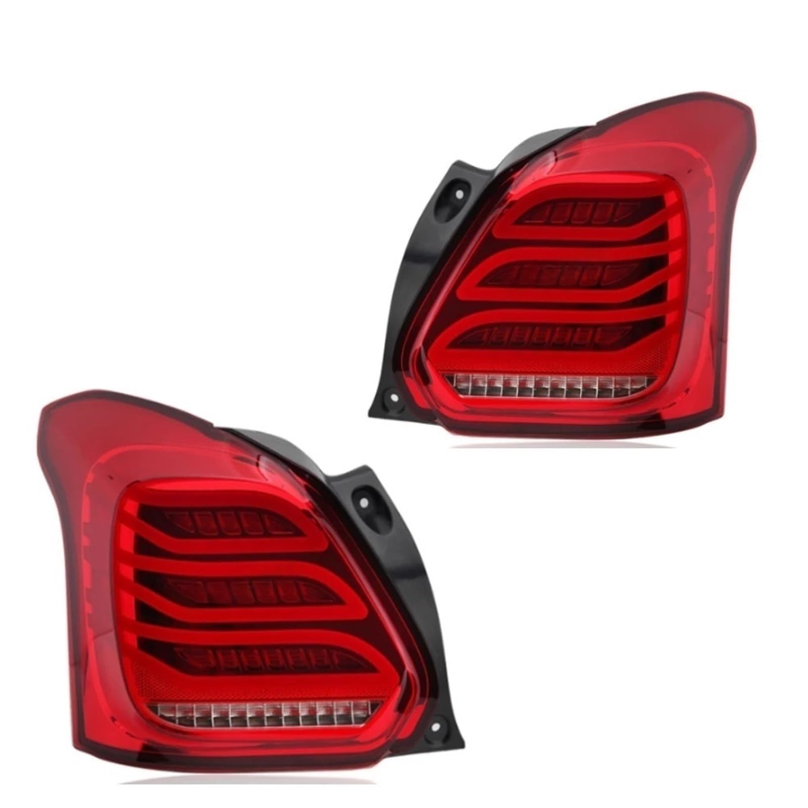 DYXN LED Rear Tuning Tail Light For Suzuki Swift 2008 2009 2010 2011 2012 2013 2014 Compatible For Suzuki Swift 2017-2022 Car Accessories(Red)