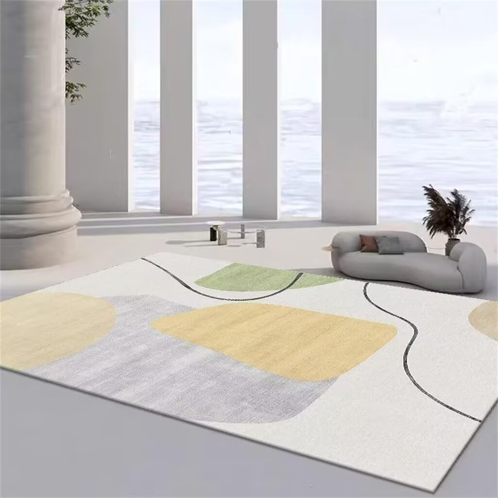 Alfombra Entrada Alfombra Despacho Alfombra Rectangular Interior Alfombra De Pasillo Decoración De Balcón Antideslizante Alfombras Recibidor 120X160Cm 3Ft 11.2''X5Ft 3''