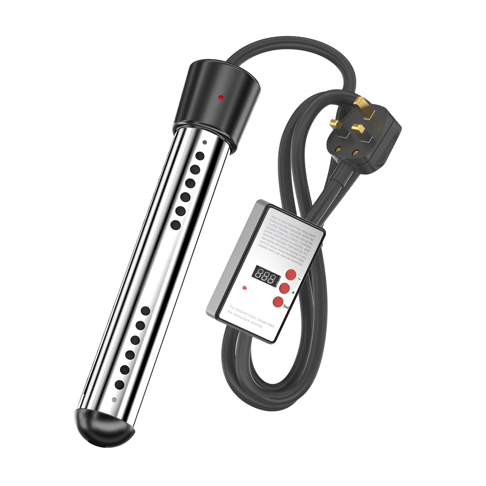 Riscaldatore Elettrico Ad Immersione Da 2500 W, Con Display Digitale Della Temperatura E Spegnimento Automatico, Per Casa, Cucina