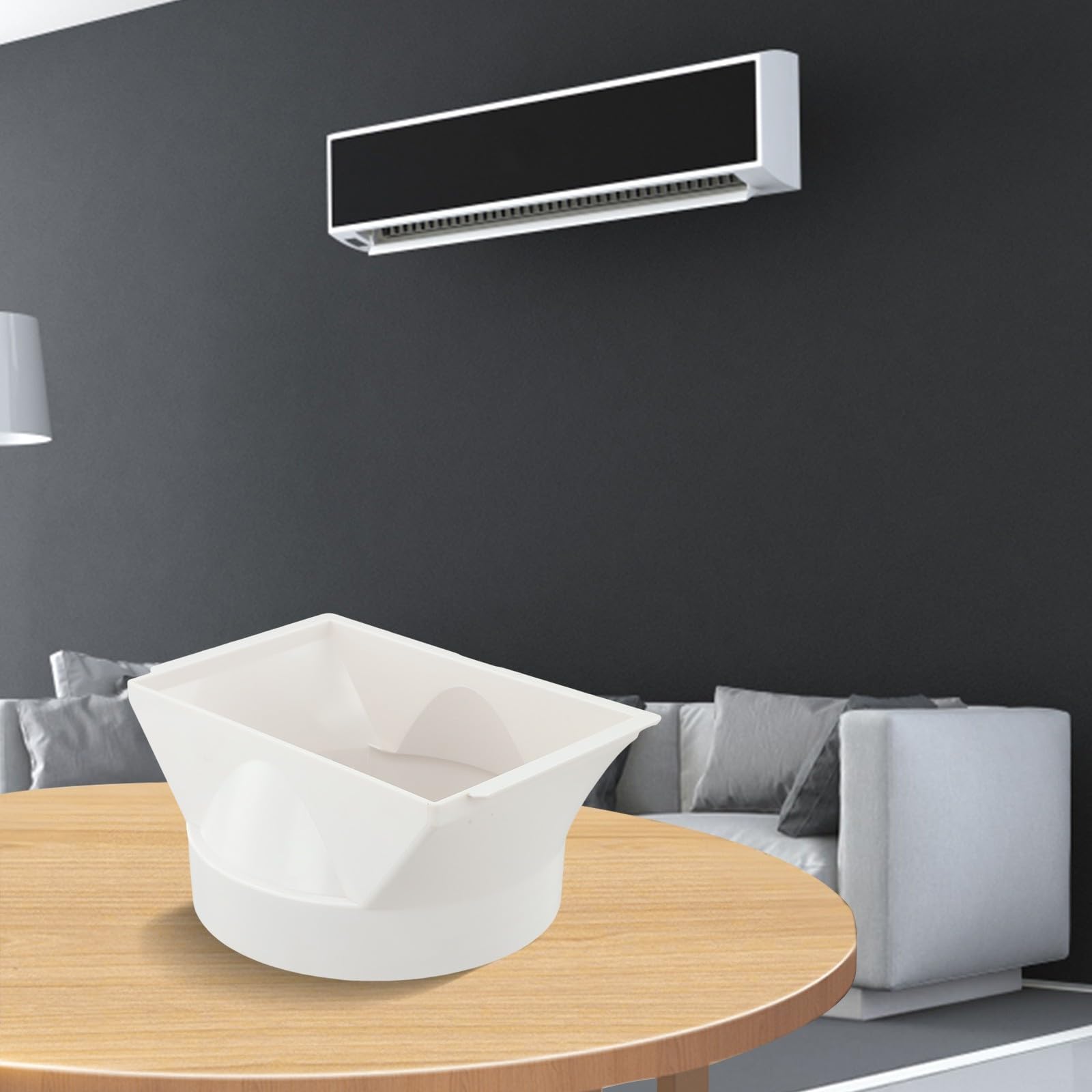 Adattatore mobile per tubo di scarico del condizionatore d'aria per unità portatili da 15 cm, progettato per un flusso d'aria e una ventilazione ottimali