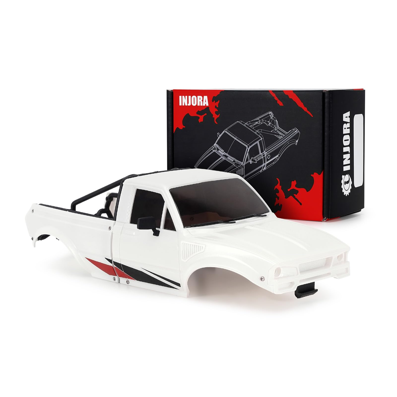 Amazon.com: INJORA IR60 Pickup Hard Body Shell for TRX4M Defender