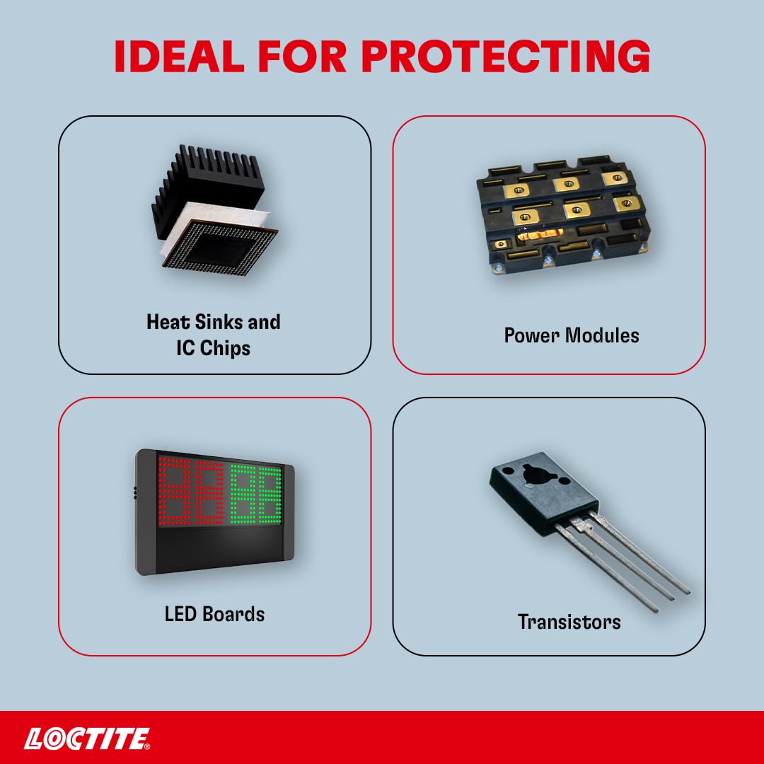 Loctite 384 | 20 ml | thermally conductive for thermal environment | modified acrylic paste adhesive for bonding heat generating components | elrctronic product image 3