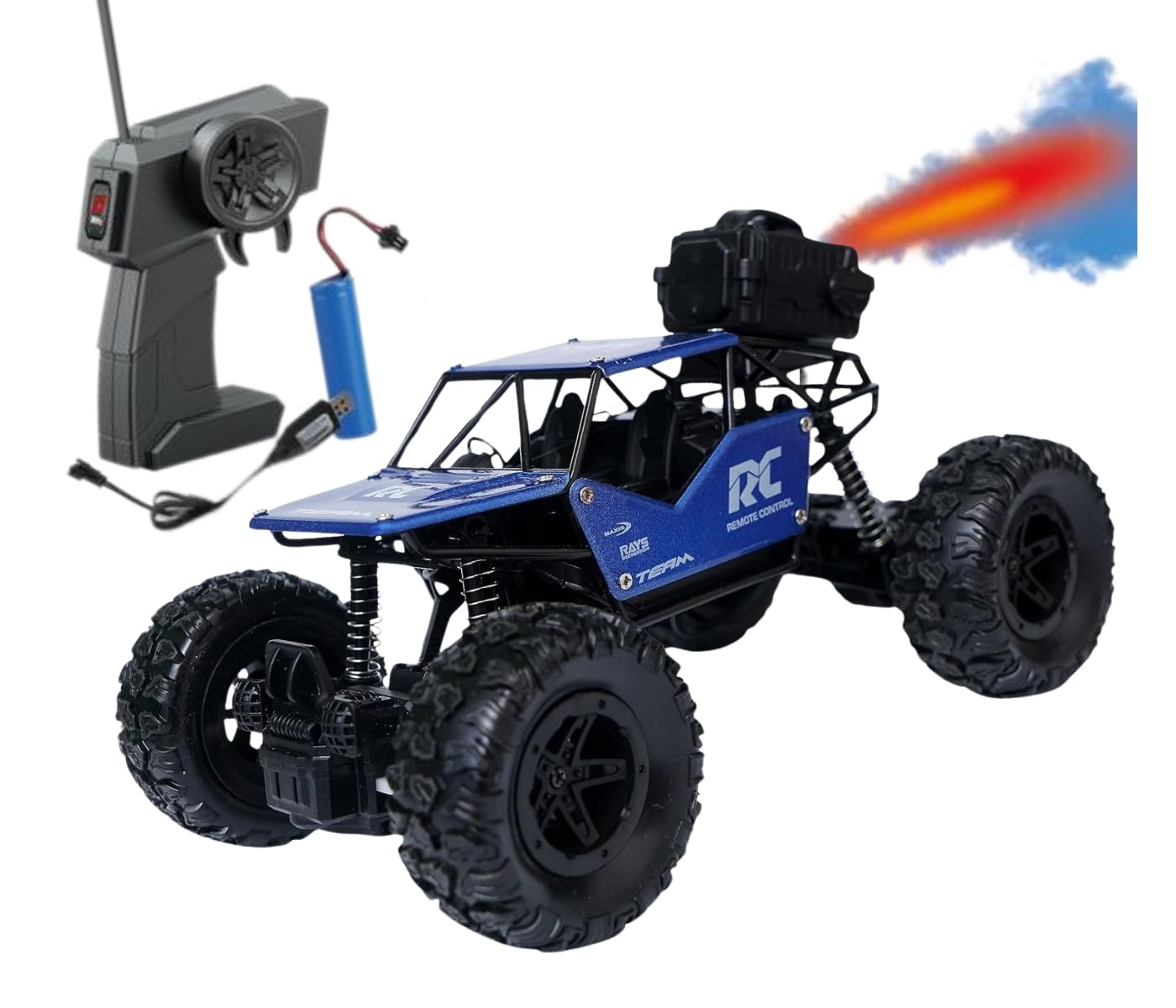 VRION® Remote Control Rock car Mist Smoke Spray Function1:20 RC Car Toys for Boys 2WD Off Road Cars for Kids Monster Truck Rock Climbing Car Toy for Kids Spray car (Style 6)