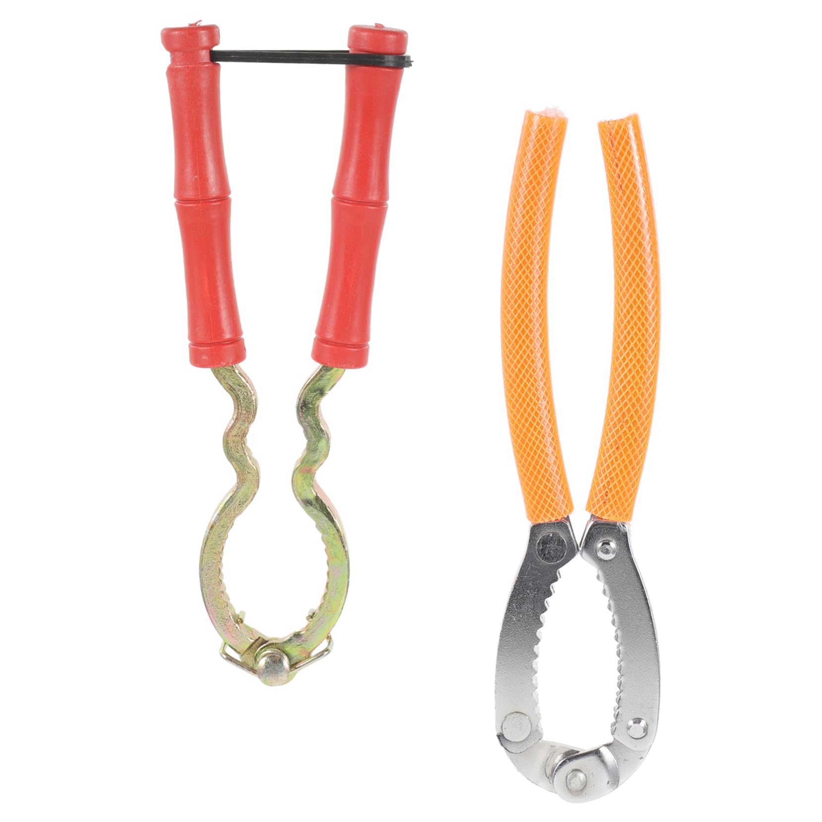 LIOOBO 2Pcs Heavy Duty Walnut Crackers Metal Walnut Opening Tool for Easy Nut Cracking Spring Nut Crackers for Kitchen Use Durable Cast Design