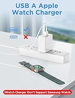 Vista 2 de Cargador USB magnético de carga rápida, accesorios de carga inalámbrica portátiles compatibles con iWatch Series 11/10/9/8/7/6/5/4/3/2 Ultra