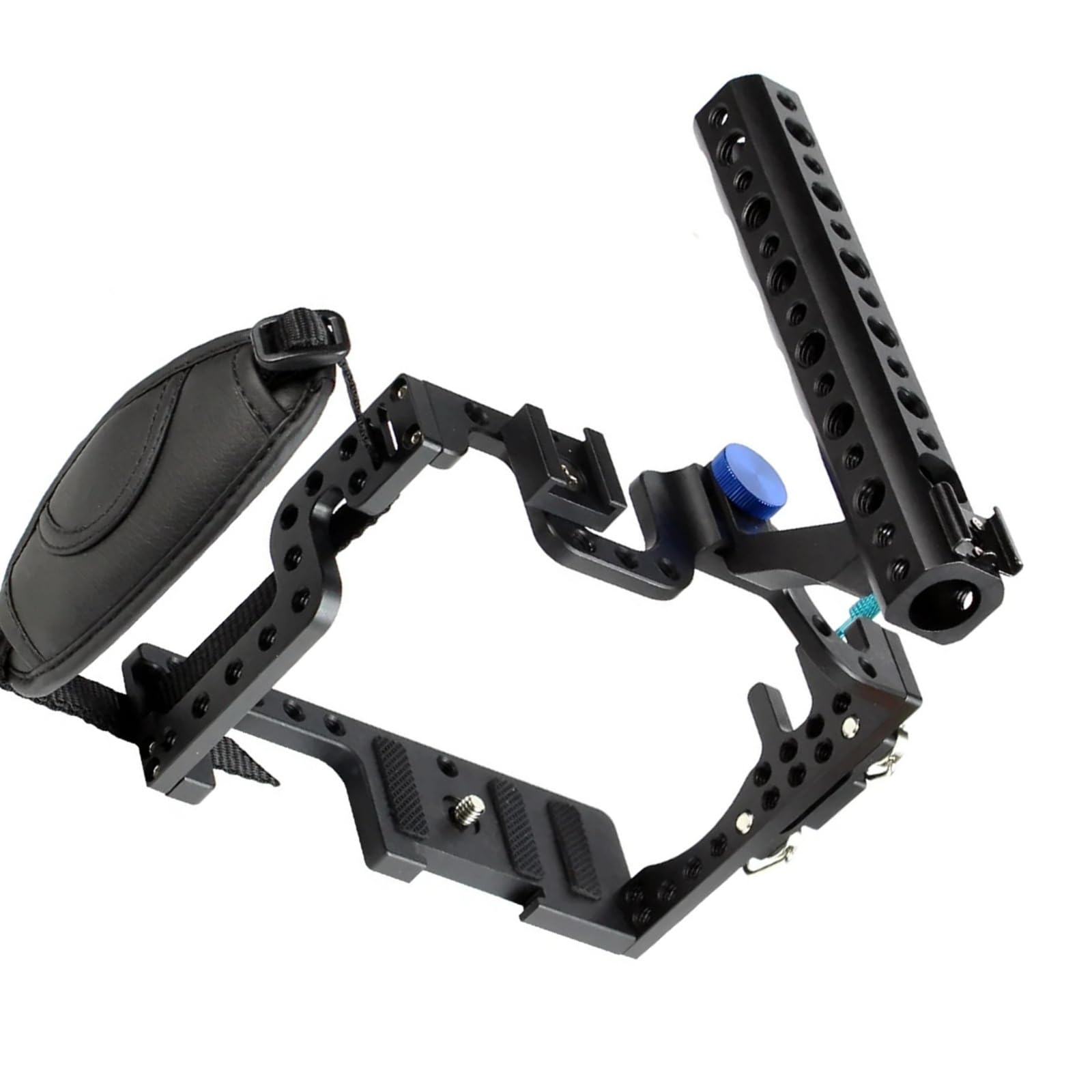 Compatibile con il kit gabbia video Panasonic GH3/4/5 | Ricchi fori di montaggio for accessori vlog for soddisfare le esigenze di riprese in interni ed esterni(GH3 GH4 Cage)