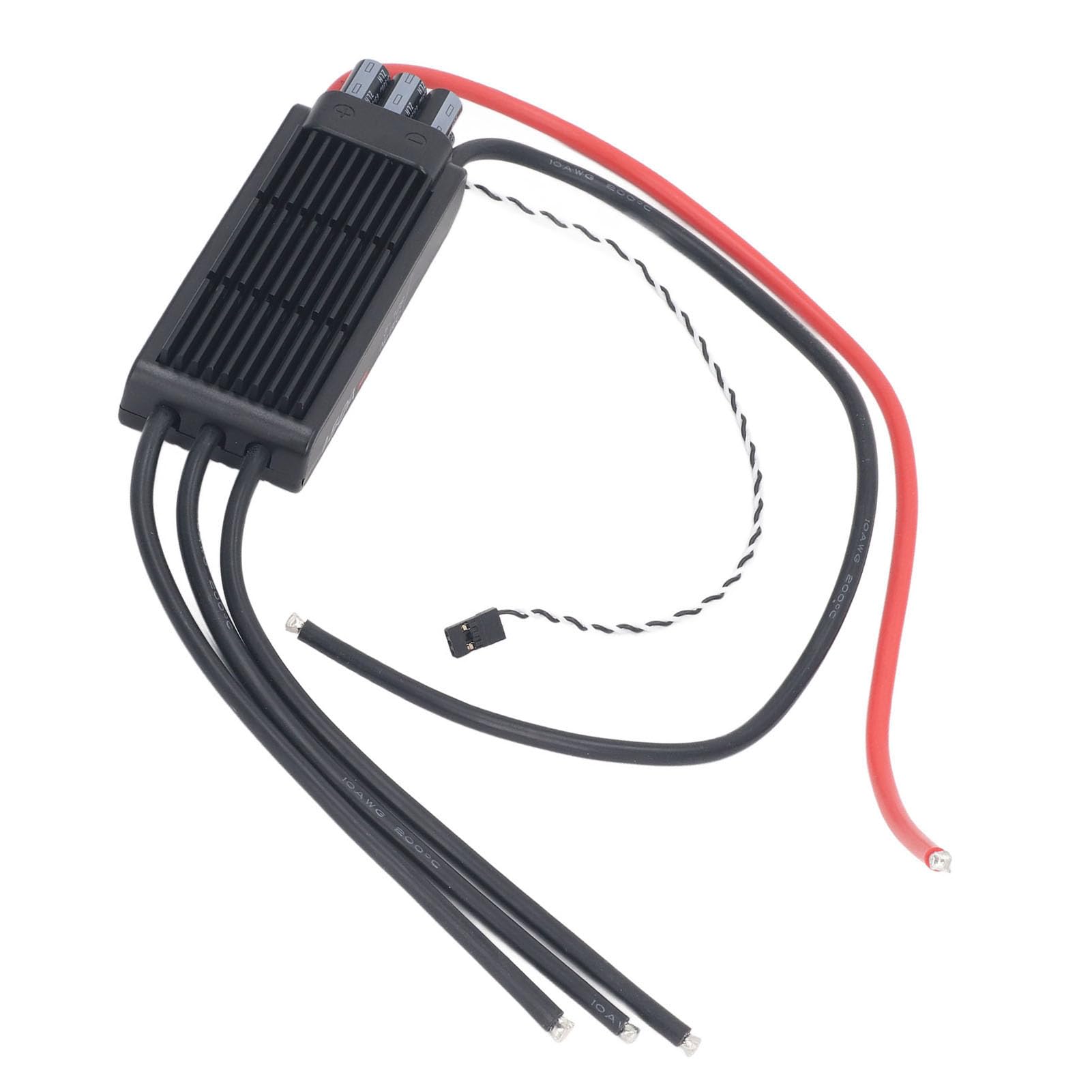Drfeify 150 A Bürstenloser ESC, Aluminiumlegierung, RC-Drohne, Bürstenloser ESC 5 Bis 12 S, 170 A Spitzengeschwindigkeit, Schnelle Gasannahme, Mehrfachschutz für RC-Flugzeug-Hubschrauber,