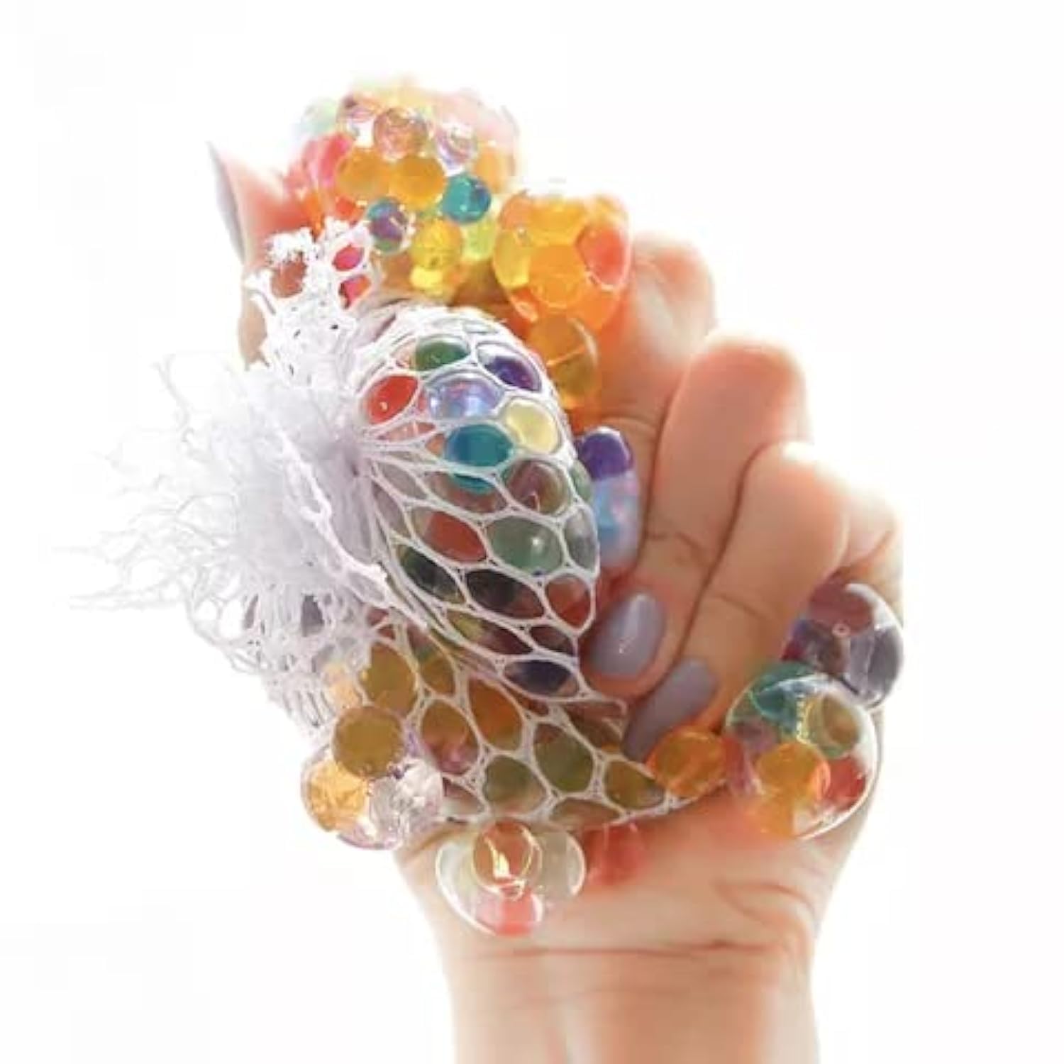 Colorful Stress Relief Toy Grape Mesh Net Ball Mesh Squishy Ball Fidget Toys Stress Balls For Kids & Adults
