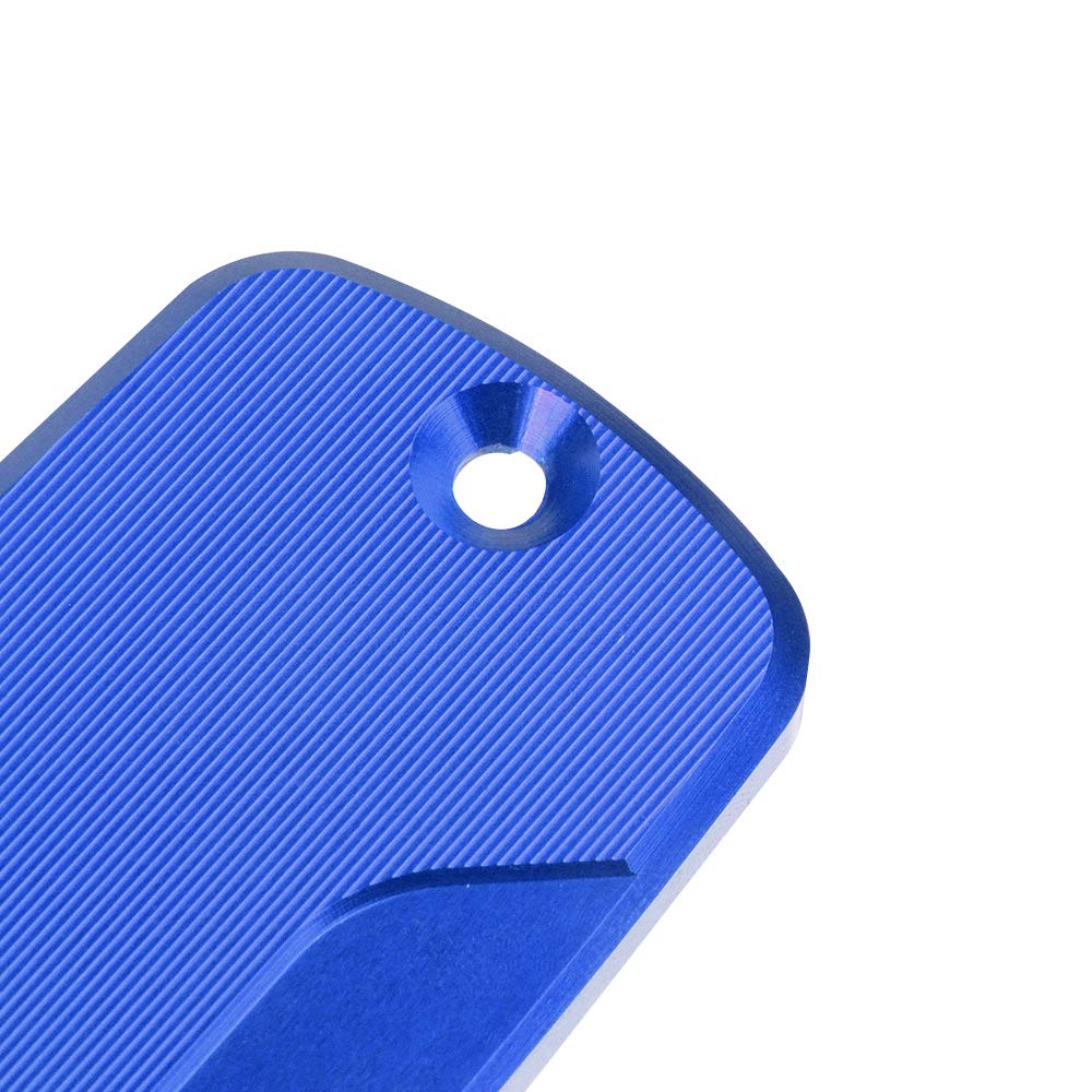 Couvercle Réservoir De Frein Avant Moto CBR - Aluminium CNC Bleu - Compatible CBR600F, CBR650F, CBR600RR, CBR900RR, Etc.