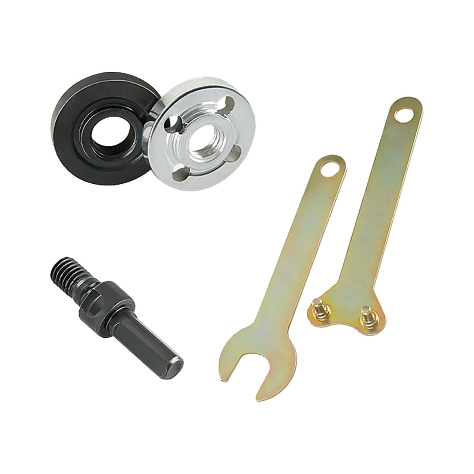 Kit Adaptador De Taladro A Amoladora – Conversión De Disco Para Pulir Y Cortar (5 Piezas De Acero)