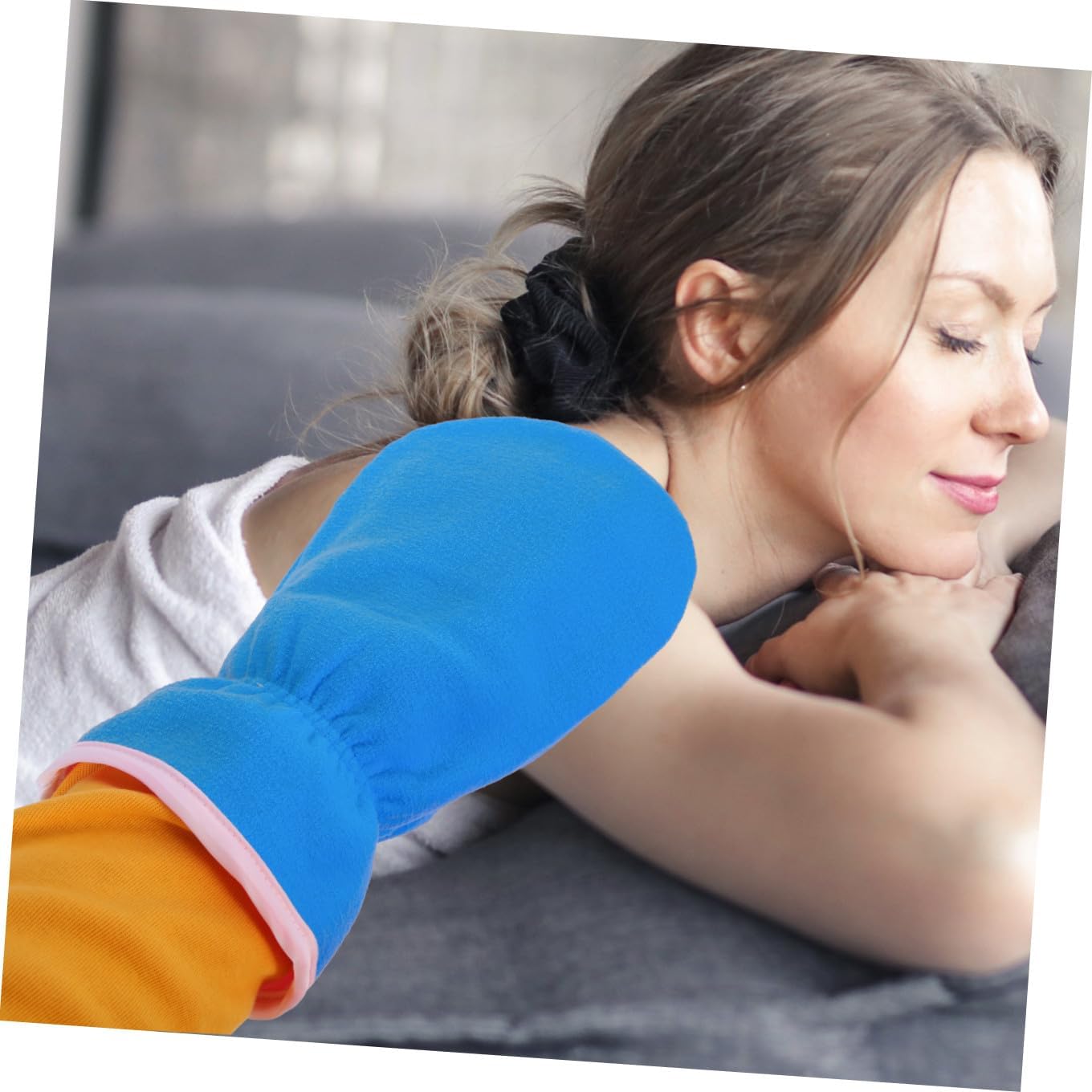 Zerodeko 3 Pairs Paraffin Wax Hand Care Mittens with Essential Oil Moisturizing Gloves for Women, Thermal Gloves for Dry Skin Treatment and Spa Hand Care